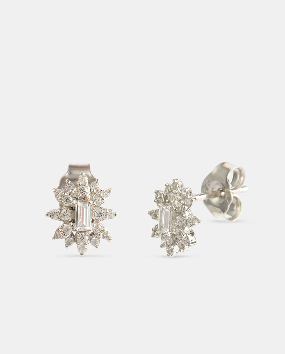 Pendientes de oro y diamantes - El Corte Inglés - Blanco Blanco-1