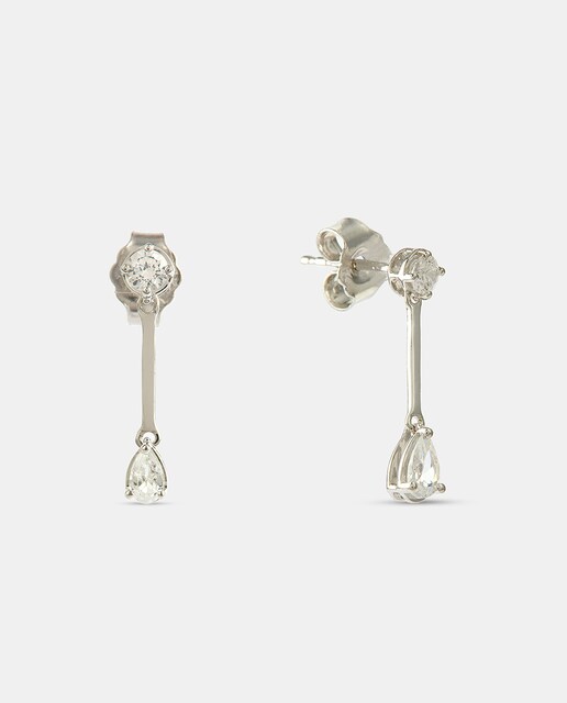 Pendientes de oro y diamantes