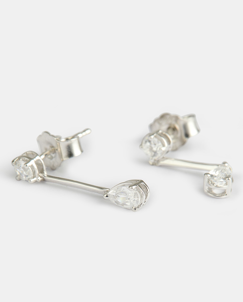 Pendientes de oro y diamantes - El Corte Inglés - Blanco Blanco-2
