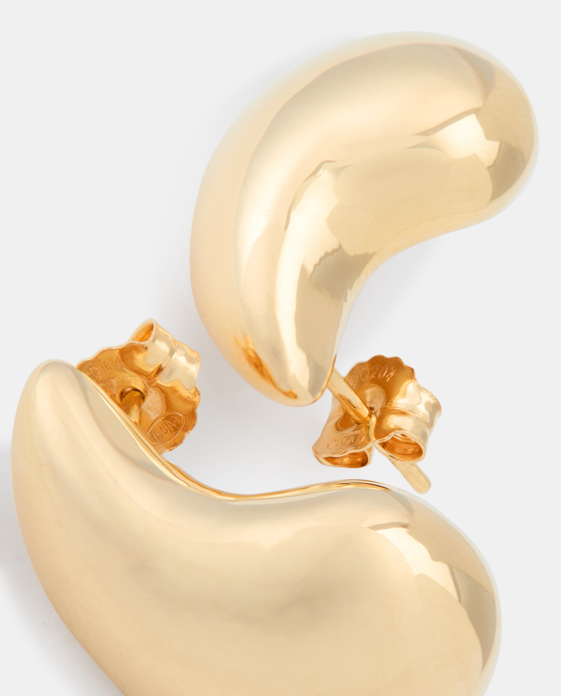 Pendientes Gota de oro amarillo - El Corte Inglés - Oro Oro-2