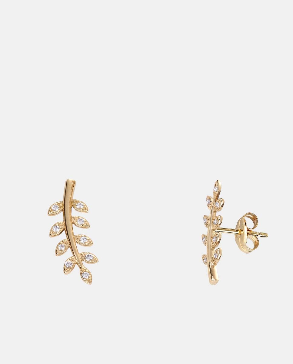 Imagen 1 de Pendientes de oro y diamantes - El Corte Inglés - Blanco Blanco