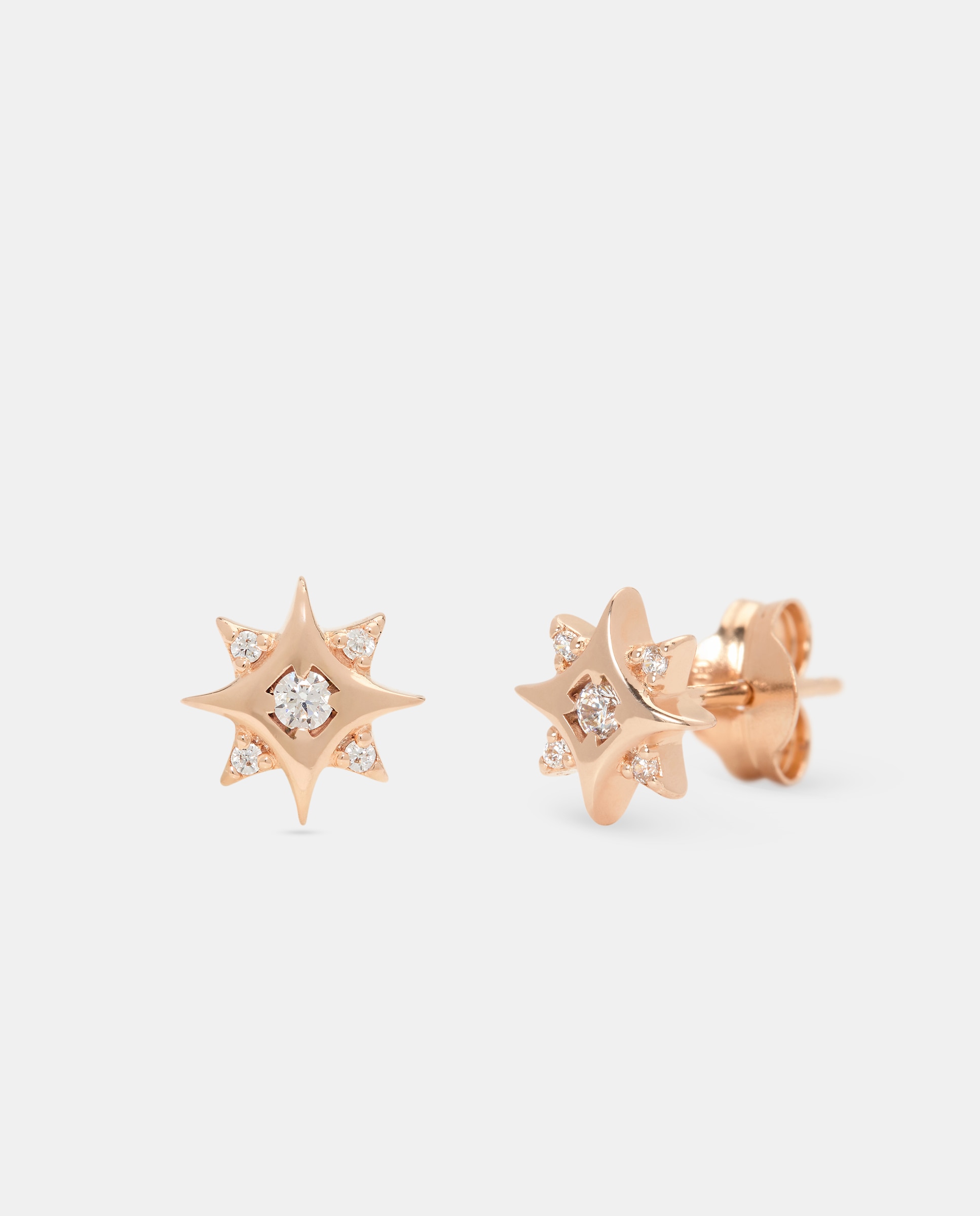 Imagen 1 de Pendientes de oro y diamantes - El Corte Inglés - Rosa Rosa