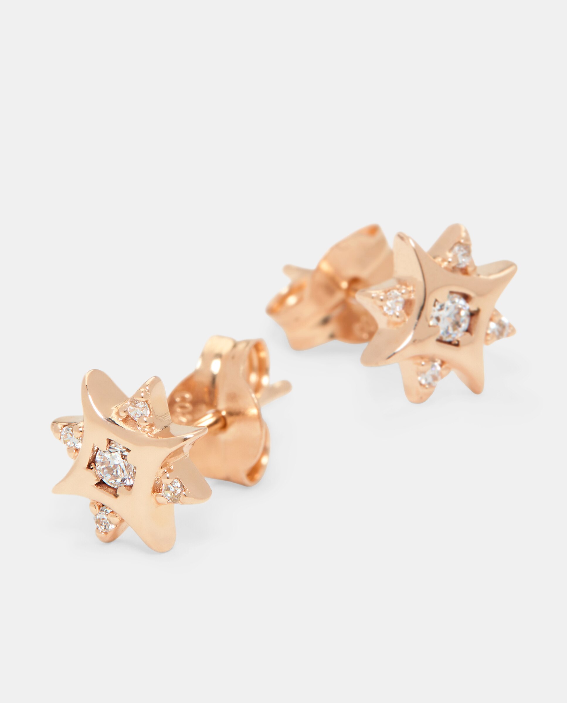 Imagen 2 de Pendientes de oro y diamantes - El Corte Inglés - Rosa Rosa