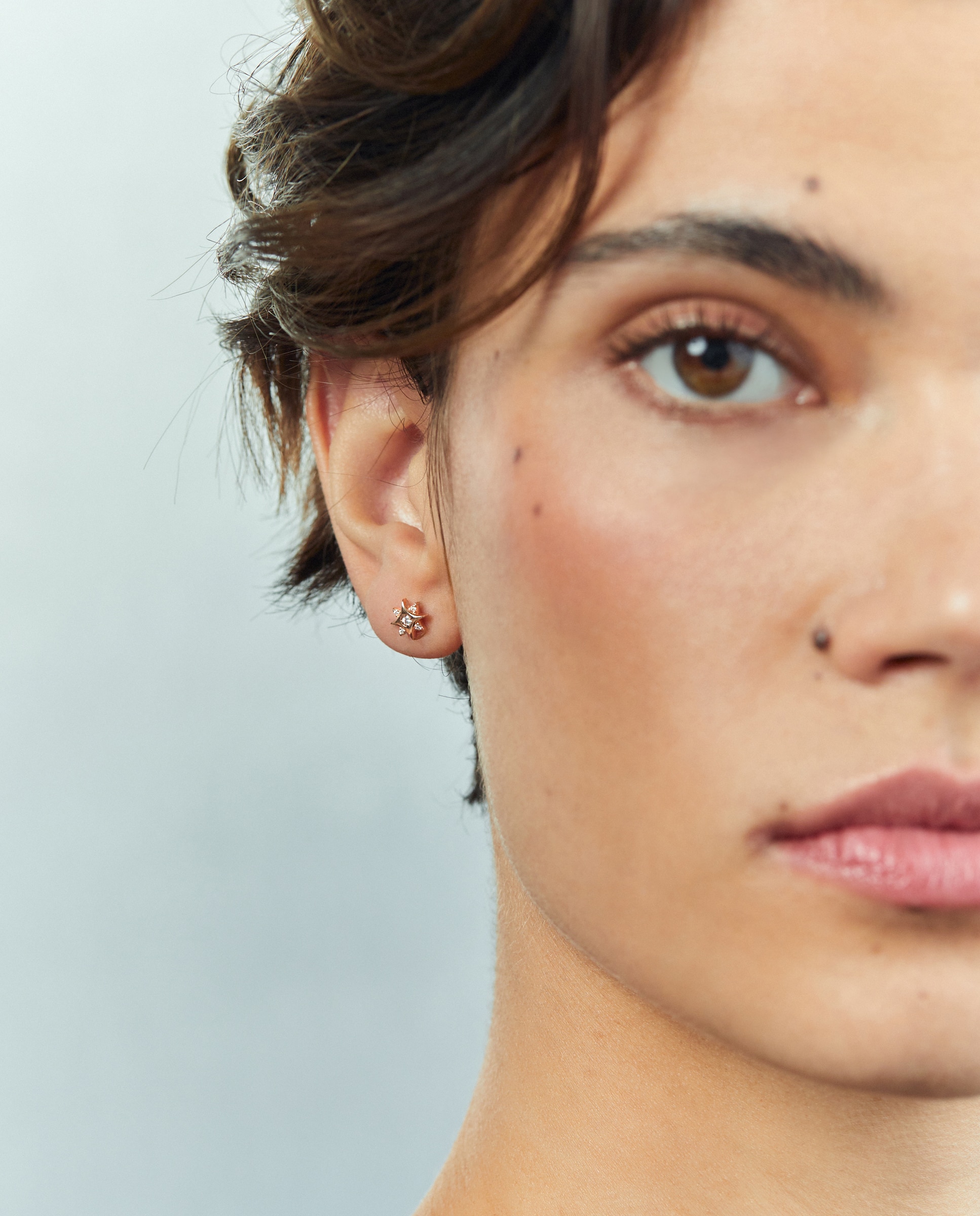 Imagen 3 de Pendientes de oro y diamantes - El Corte Inglés - Rosa Rosa