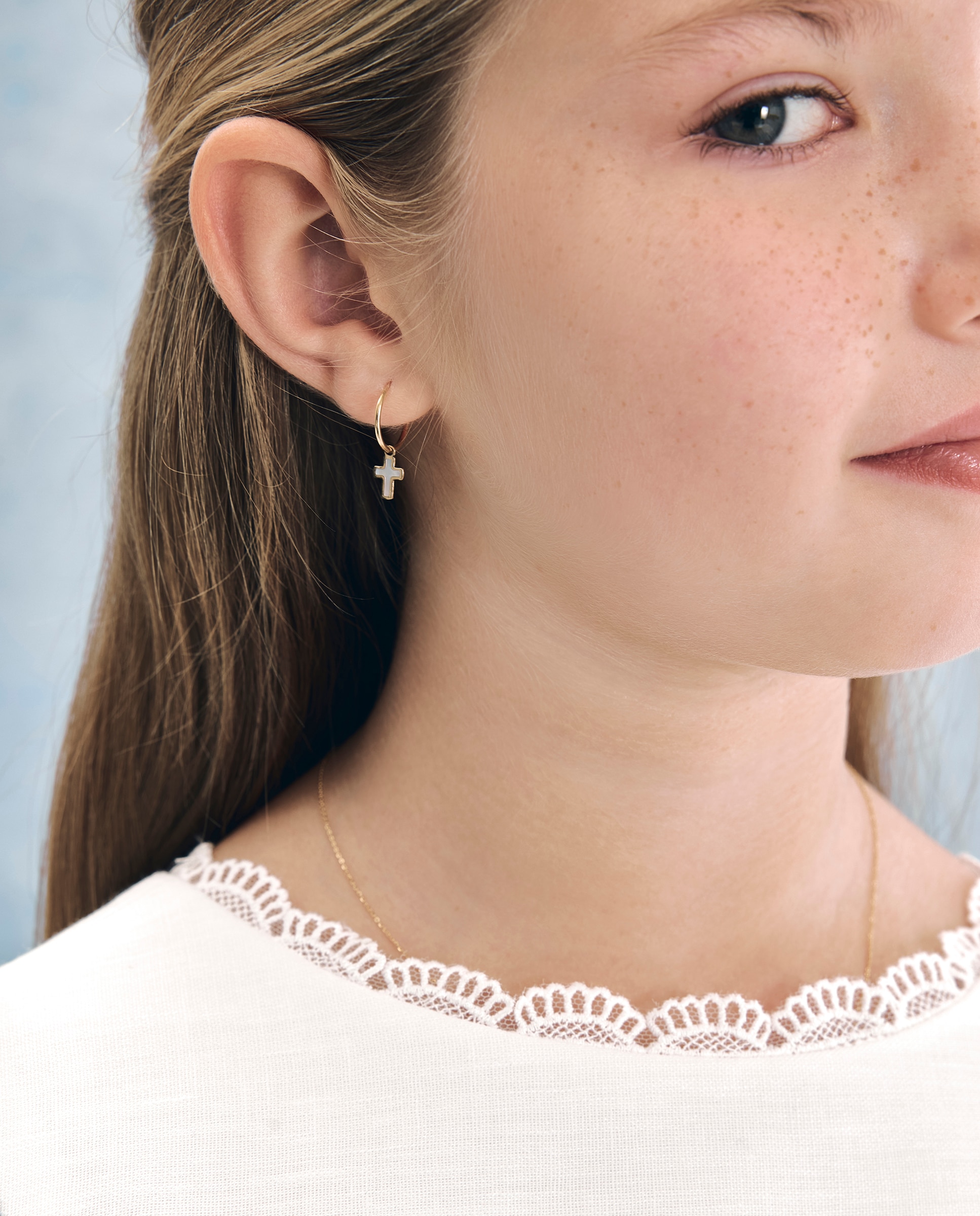 Pendiente de niña el corte ingles de oro con madreperla - El Corte Inglés - 390 Oro 390 Oro-3