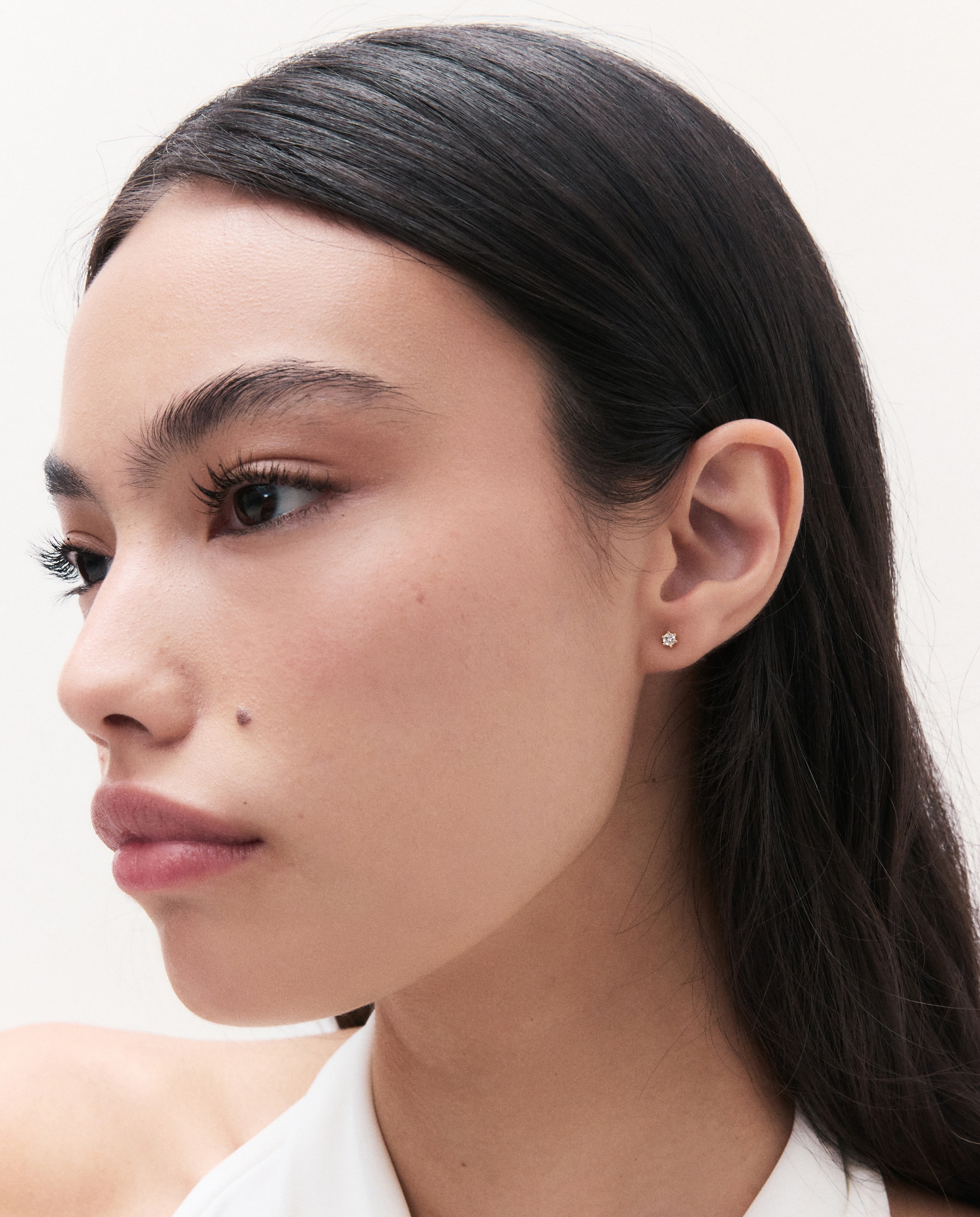 Pendientes en oro amarillo de 18k con diamantes en talla brillante con un peso total de 0,14ct - El Corte Inglés - 300 Amarillo 300 Amarillo-4