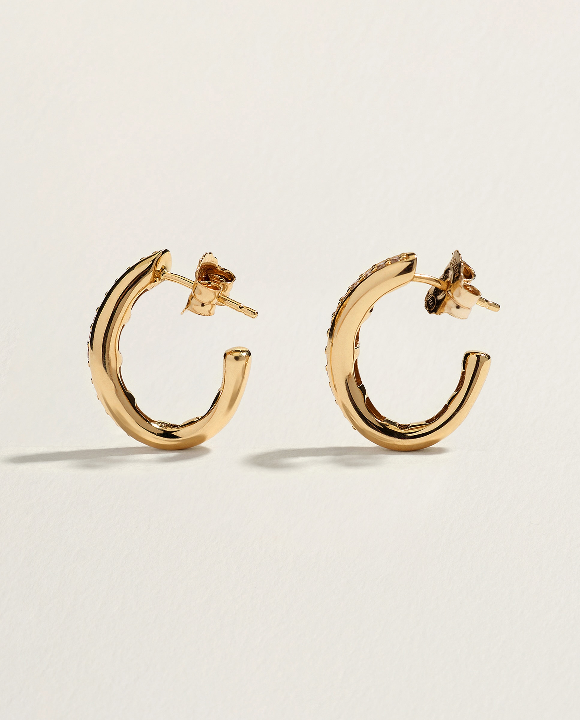 Pendientes de oro amarillo de 18K con diamantes en talla brillantel con un peso total de 0,20 ct - El Corte Inglés - 300 Amarillo 300 Amarillo-2