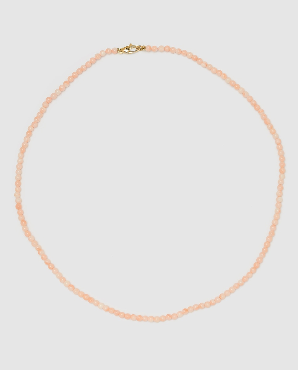 Imagen 1 de Collar con bolas de coral El Corte Inglés y cierre de oro - Coral Coral