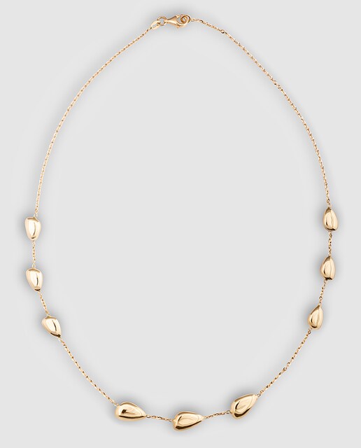Collar de oro amarillo con cuentas El Corte Inglés
