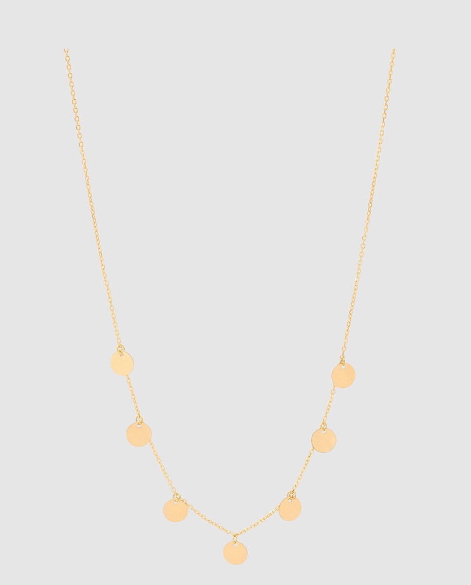 El Corte Inglés - Collar El Corte Inglés Círculos de oro amarillo.