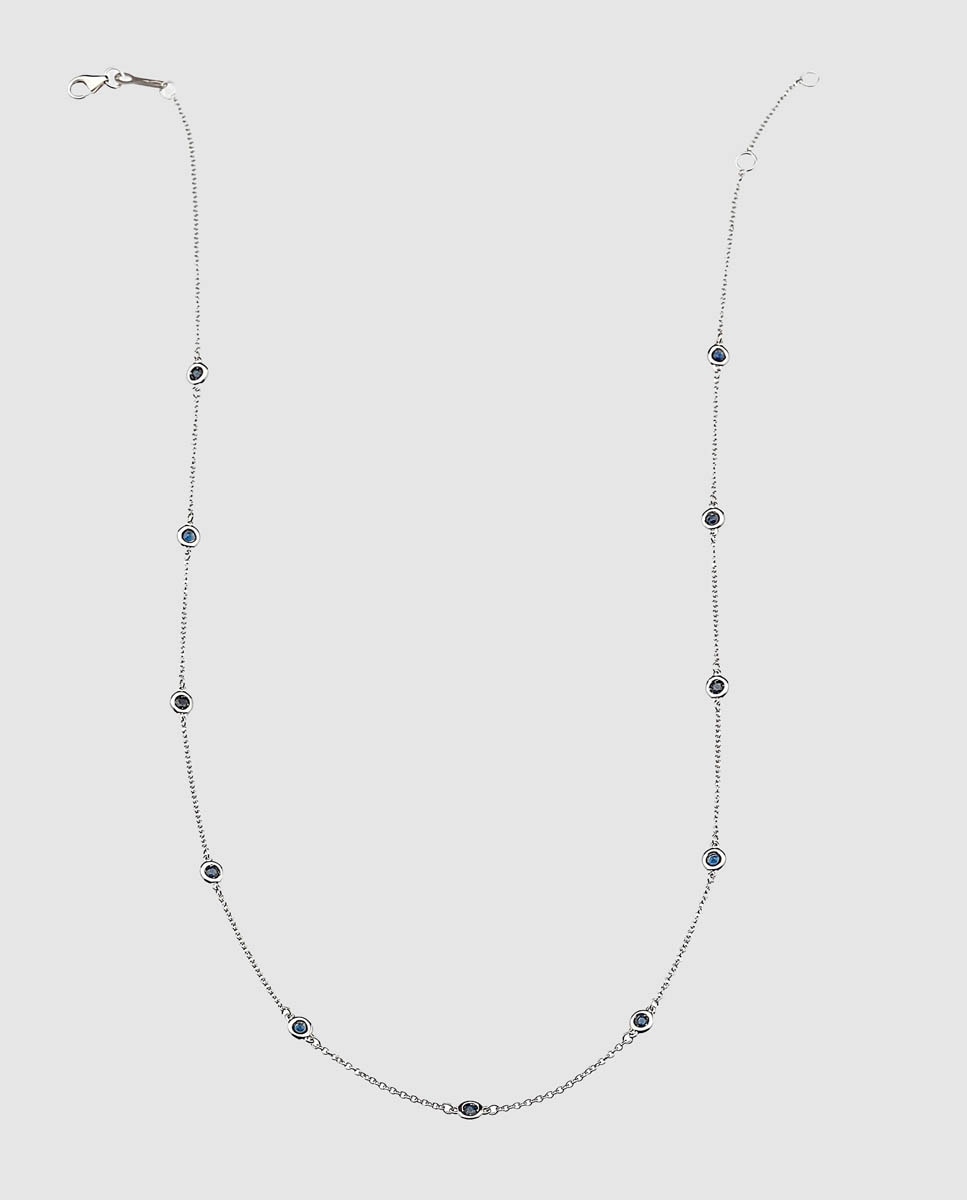 Collar El Corte Inglés de oro y zafiros - Azul Azul-2