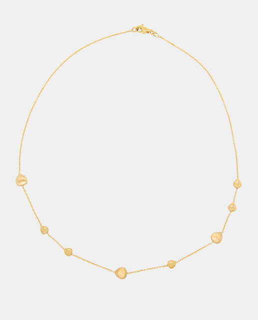 Collar satinado de oro