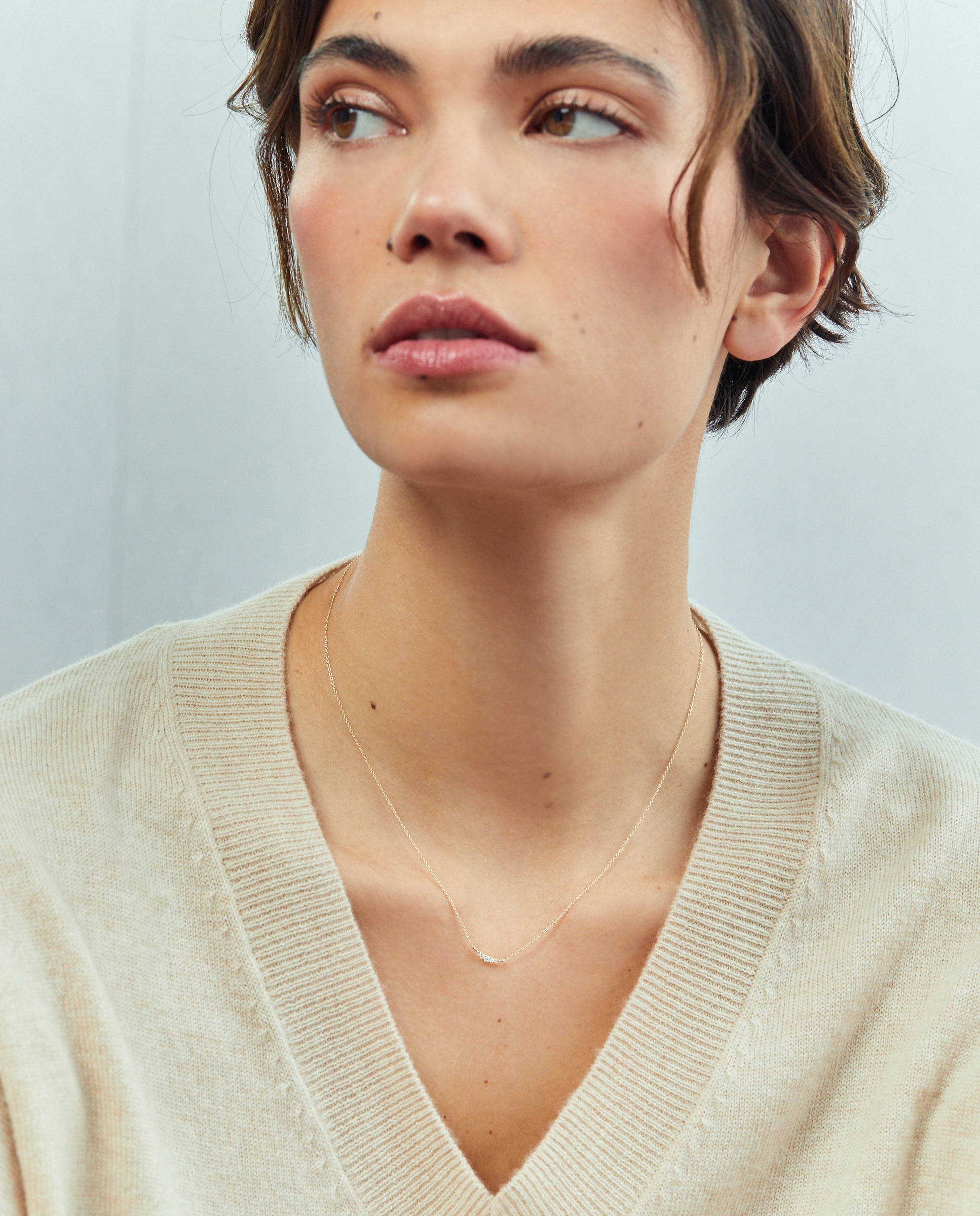 Collar de oro y diamantes - El Corte Inglés - Blanco Blanco-3
