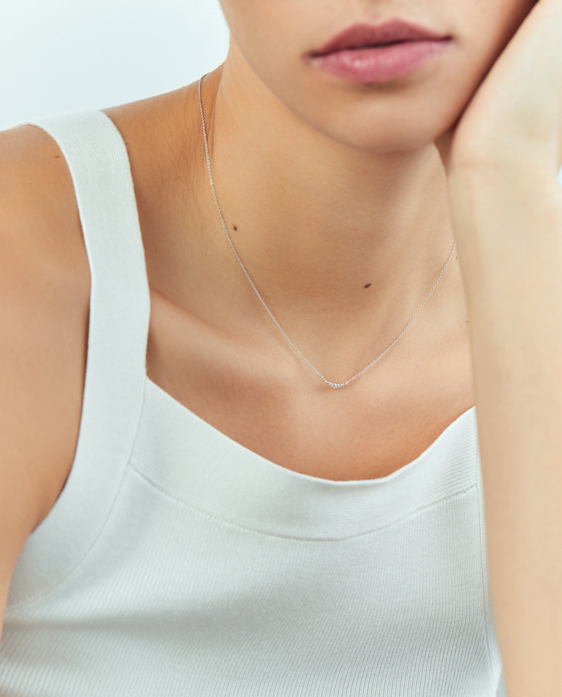 Collar de oro y diamantes - El Corte Inglés - Blanco Blanco-3
