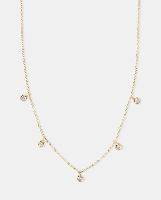 Imagen 0 de Collar de oro y diamantes