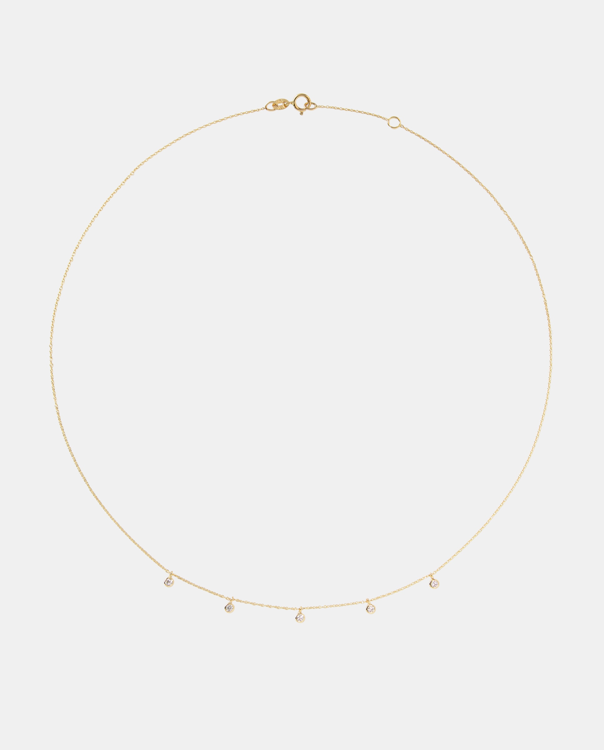 Collar de oro y diamantes - El Corte Inglés - Blanco Blanco-2