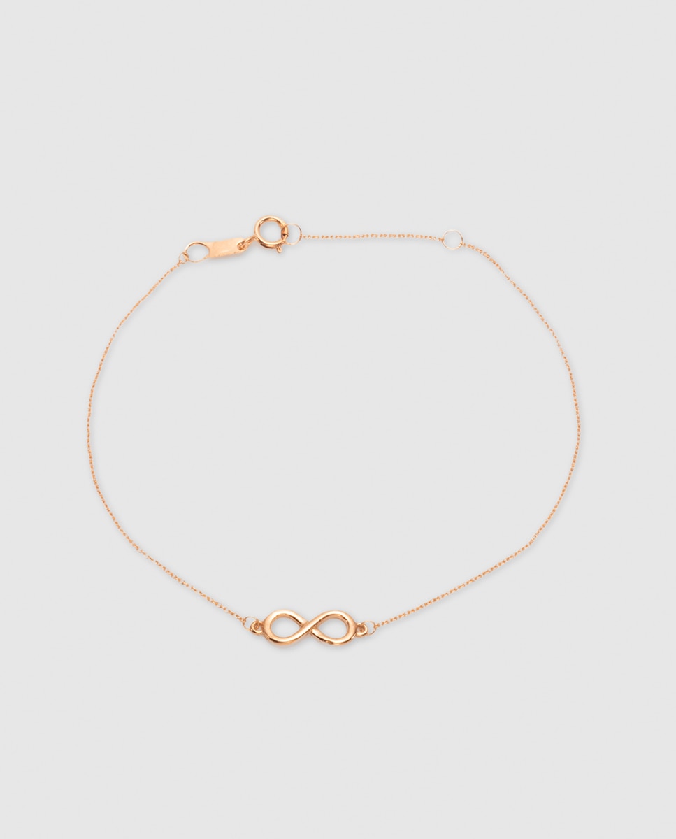 El Corte Inglés - Pulsera El Corte Inglés Essential Infinito de oro rosa.