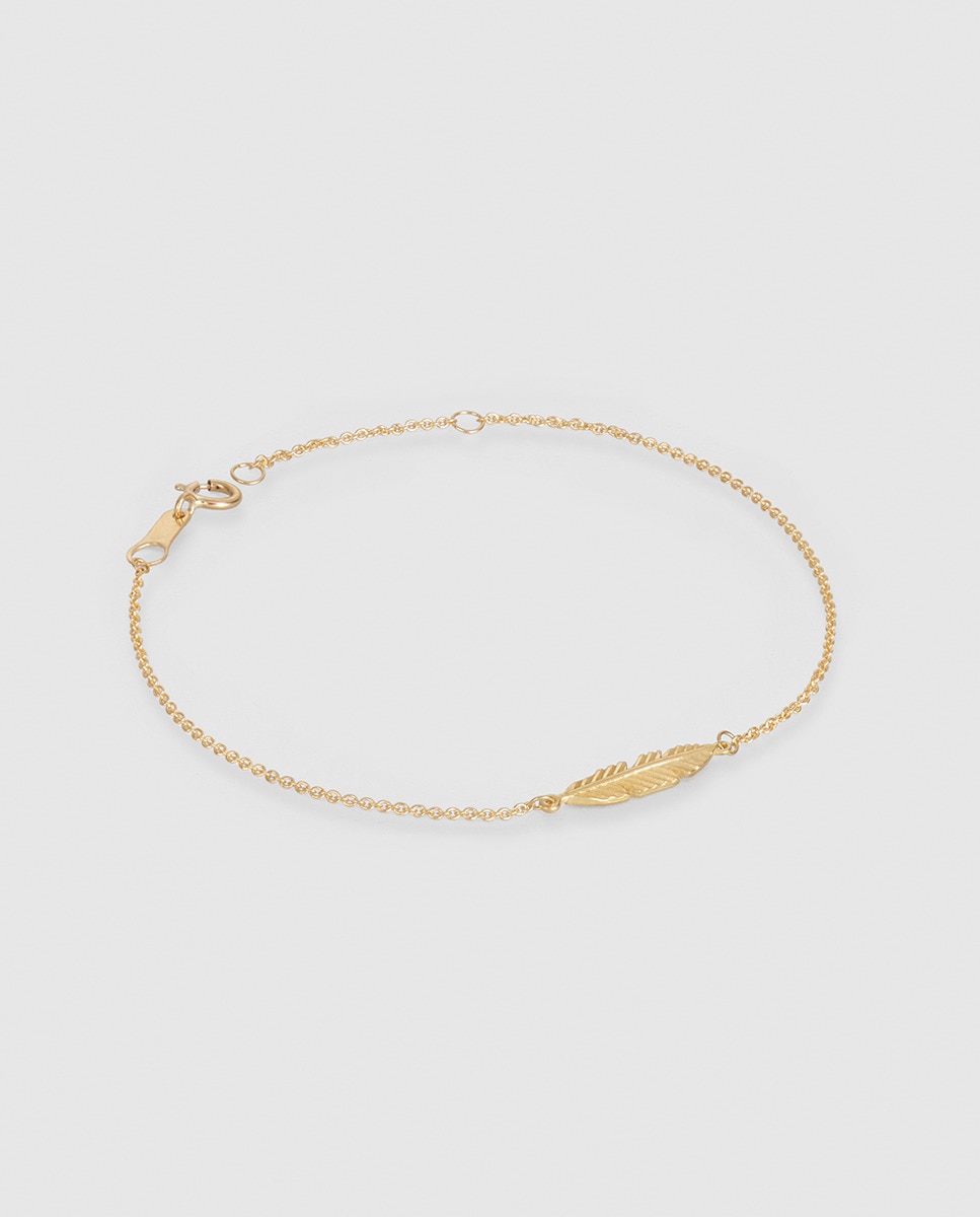 El Corte Inglés - Pulsera de niña de oro Pluma El Corte Inglés.