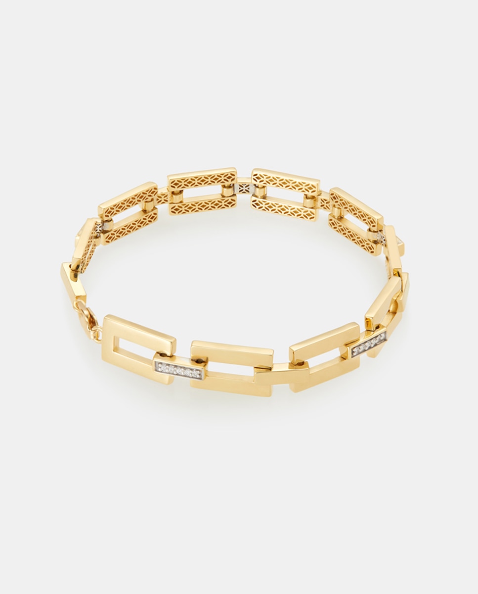 Pulsera de oro y diamantes - El Corte Inglés - Blanco Blanco-1