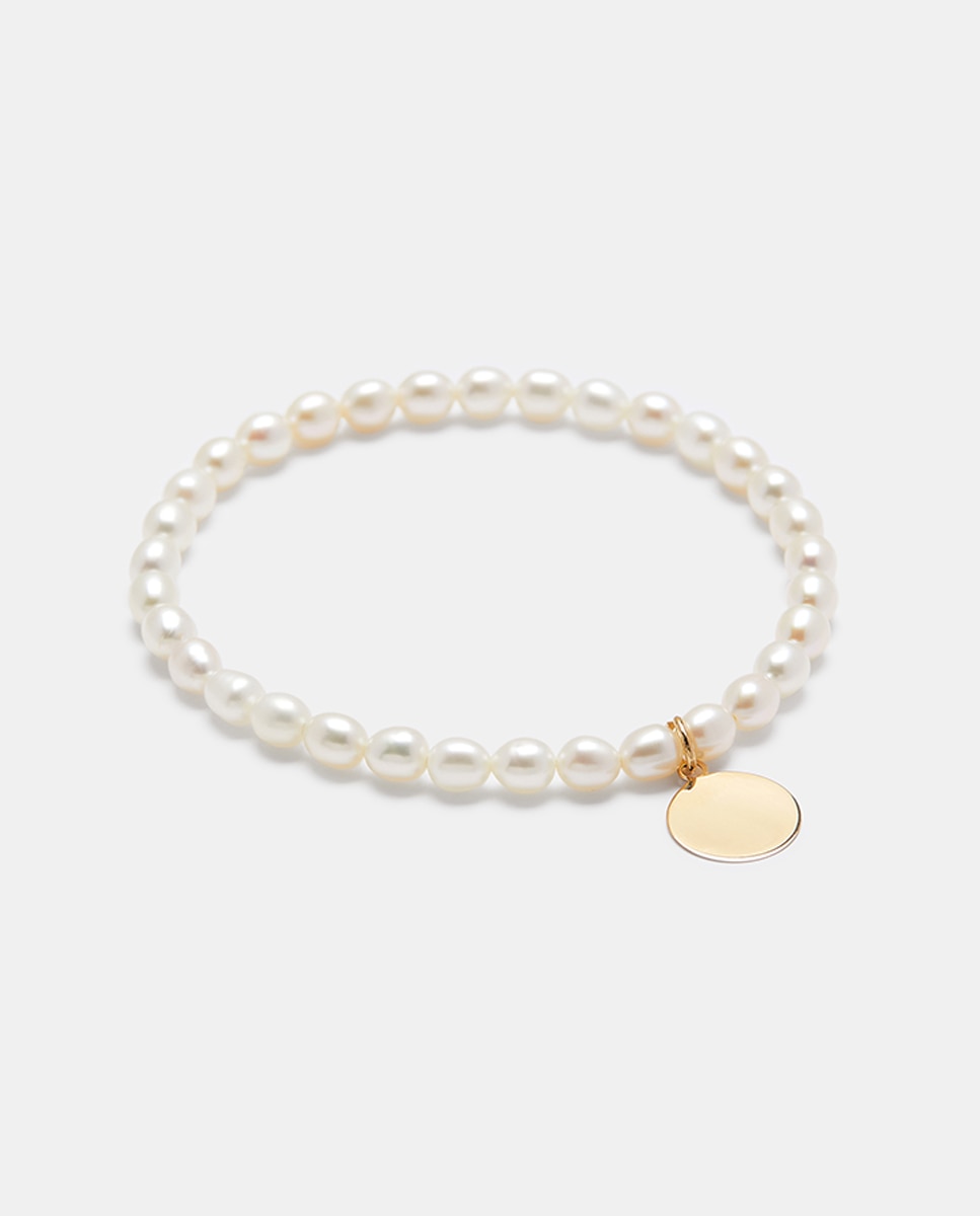 Imagen 1 de Pulsera de oro y perlas - El Corte Inglés - Blanco Blanco
