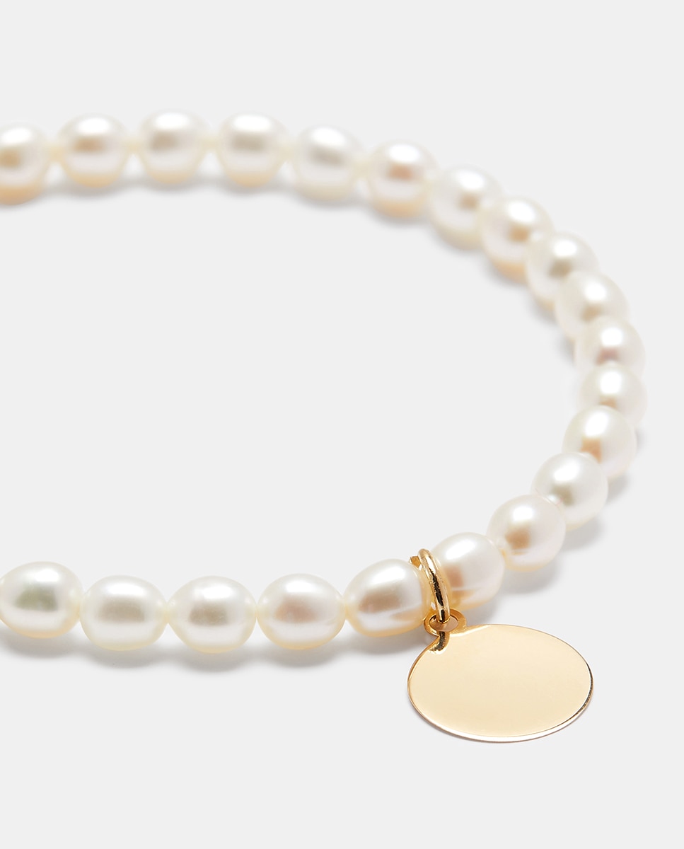 Imagen 2 de Pulsera de oro y perlas - El Corte Inglés - Blanco Blanco