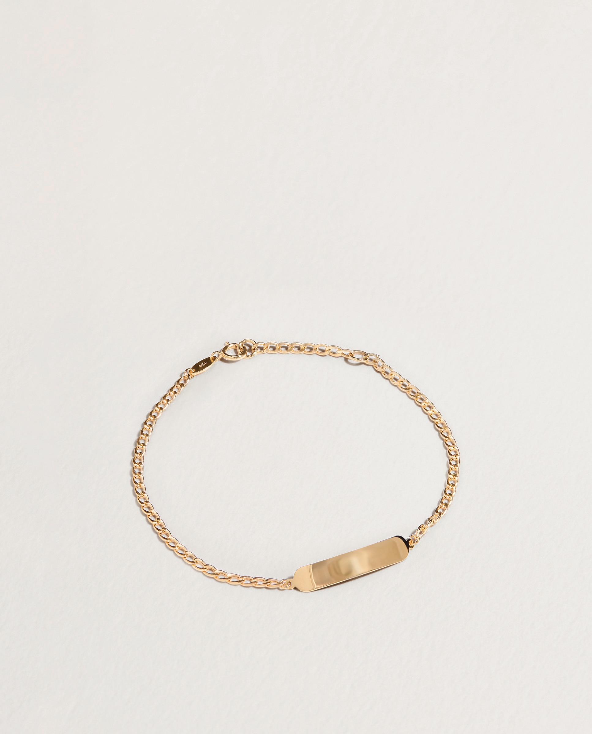Pulsera de con placa - El Corte Inglés - Oro Oro-1