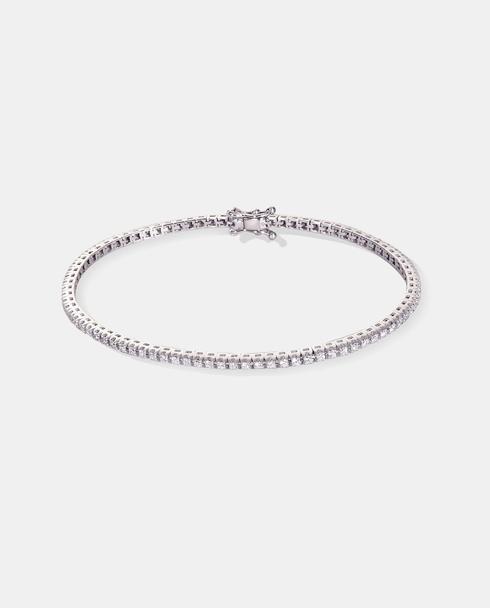 Pulsera de oro y diamantes - El Corte Inglés - Blanco Blanco-1