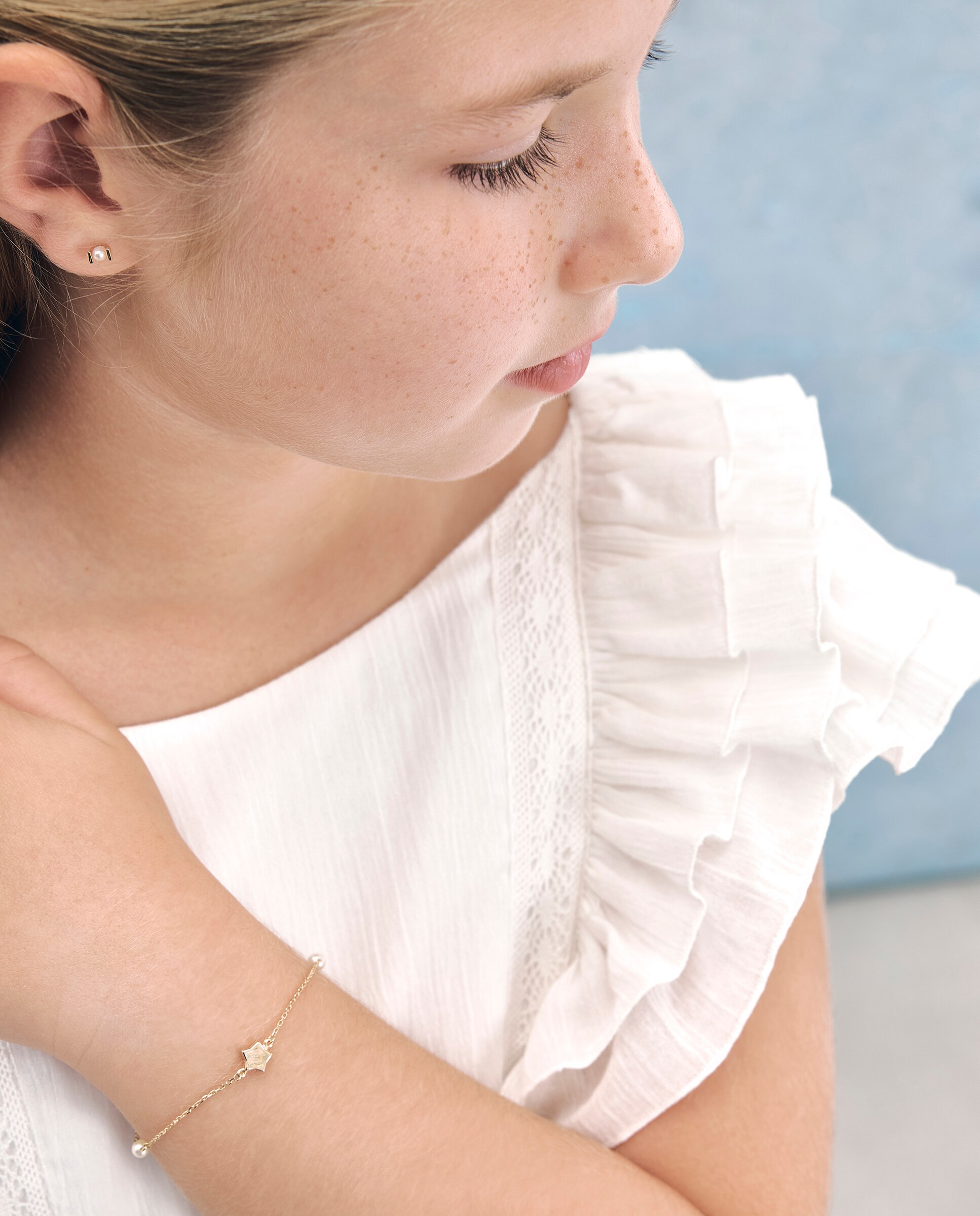 Pulsera niña El Corte Inglés de oro y perlas - 390 Oro 390 Oro-3
