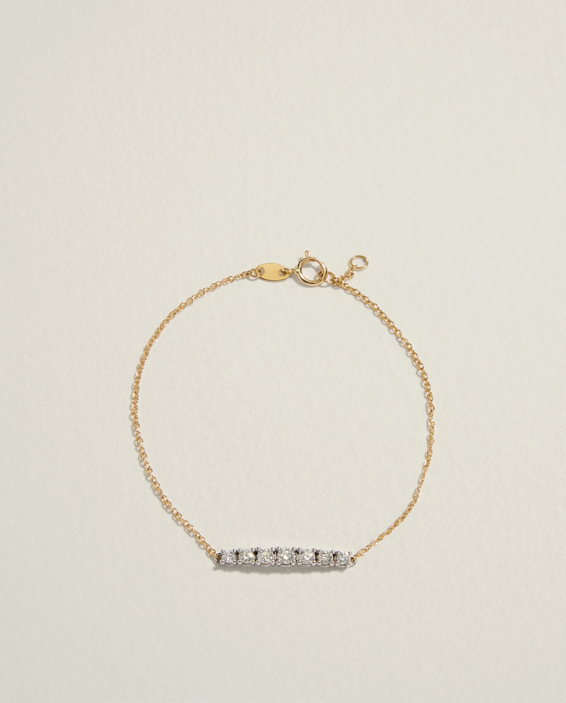 Imagen 1 de Pulsera bicolor de 18k con diamantes en talla brillante con un peso total de 0,35ct - El Corte Inglés - Multicolor Multicolor