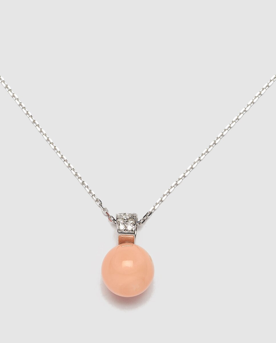 Colgante de oro con brillante y bola de El Corte Inglés - Coral Coral-2