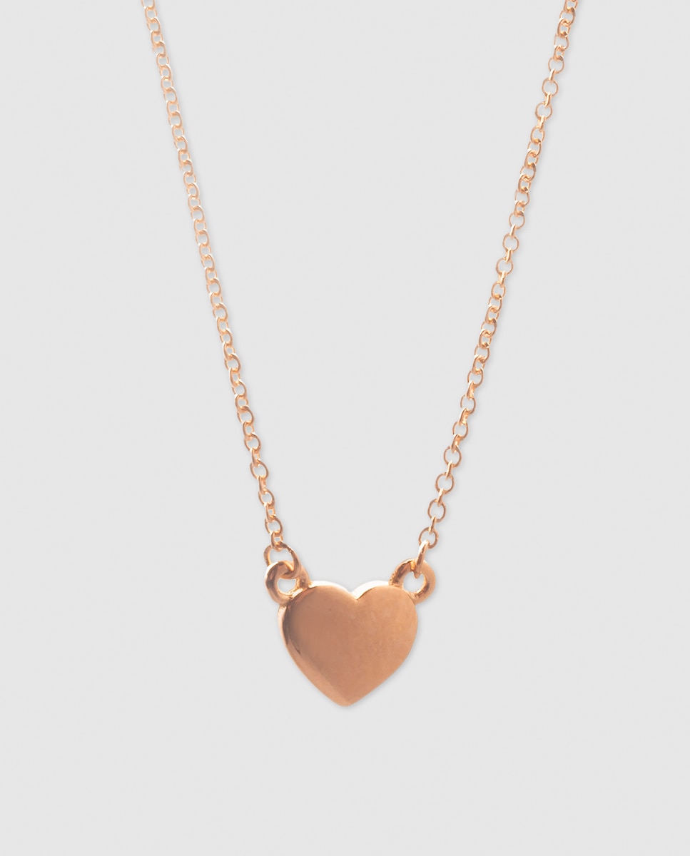 El Corte Inglés - Collar El Corte Inglés Essential Corazón de oro rosa.