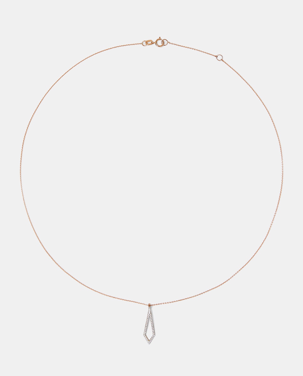 Colgante El Corte Inglés Astral de oro y diamantes - Blanco Blanco-1