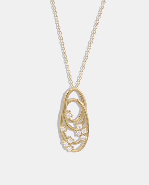 Colgante de oro con diamantes