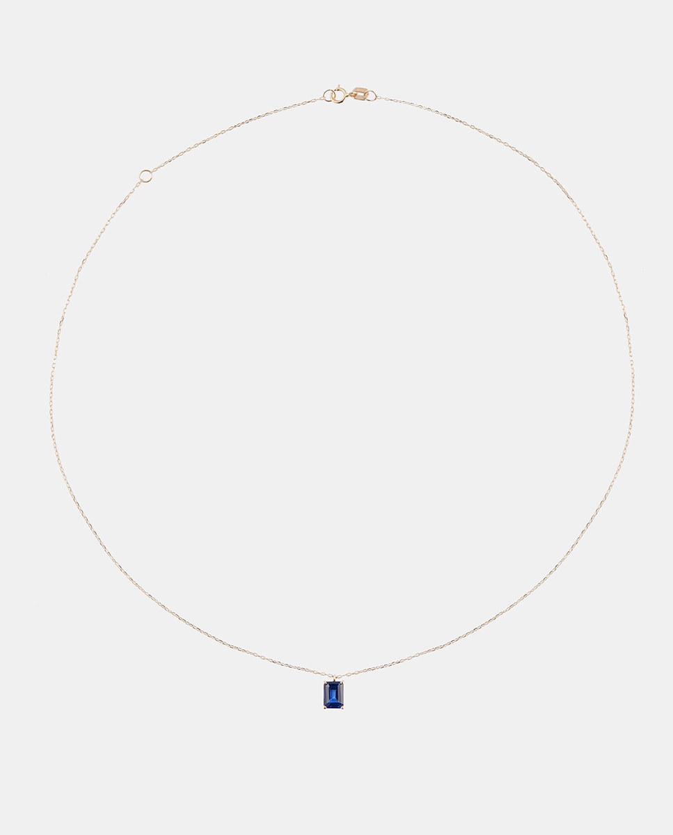 Colgante de oro con zafiro - El Corte Inglés - Azul Azul-2