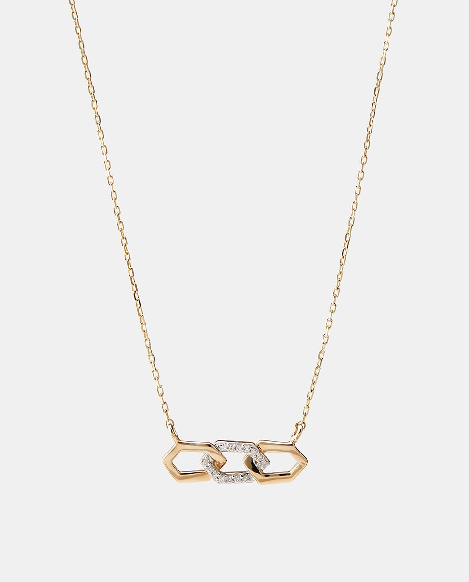 Colgante de oro y diamantes - El Corte Inglés - Blanco Blanco-1