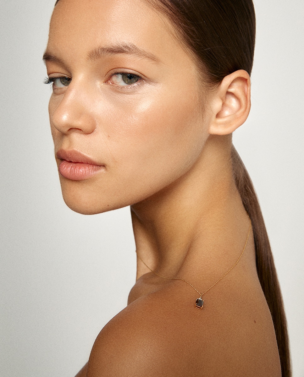 Colgante de oro, diamante y espinela - El Corte Inglés - Negro Negro-3