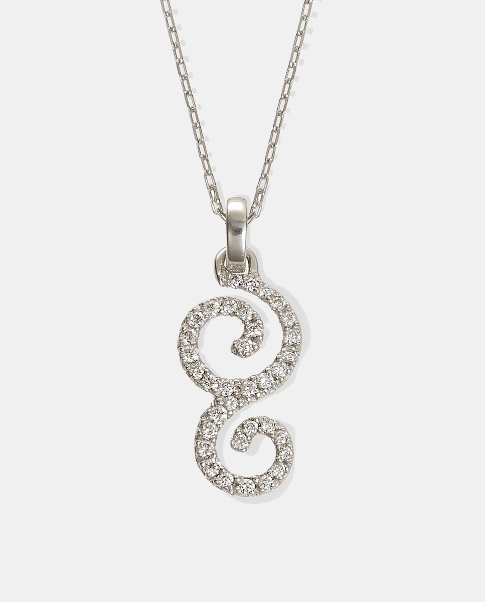 Colgante de oro y diamantes - El Corte Inglés - Blanco Blanco-1