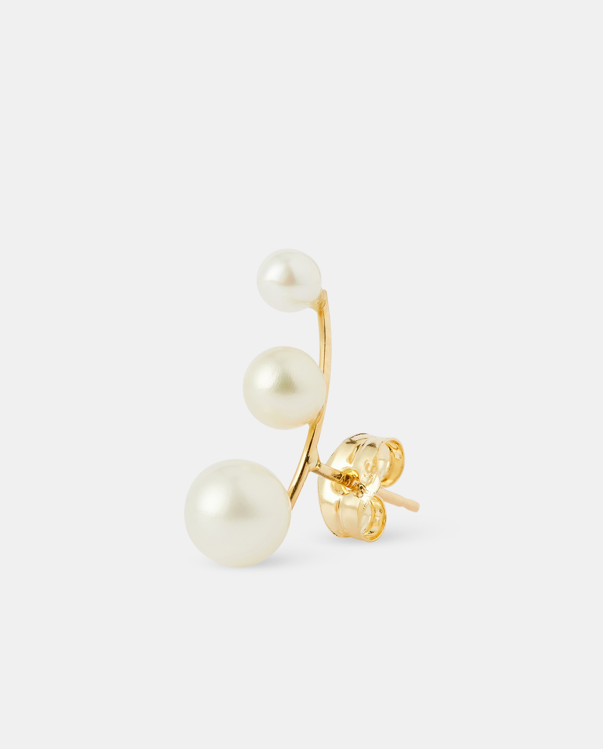 El Corte Inglés - Piercing individual derecho de oro y perlas.