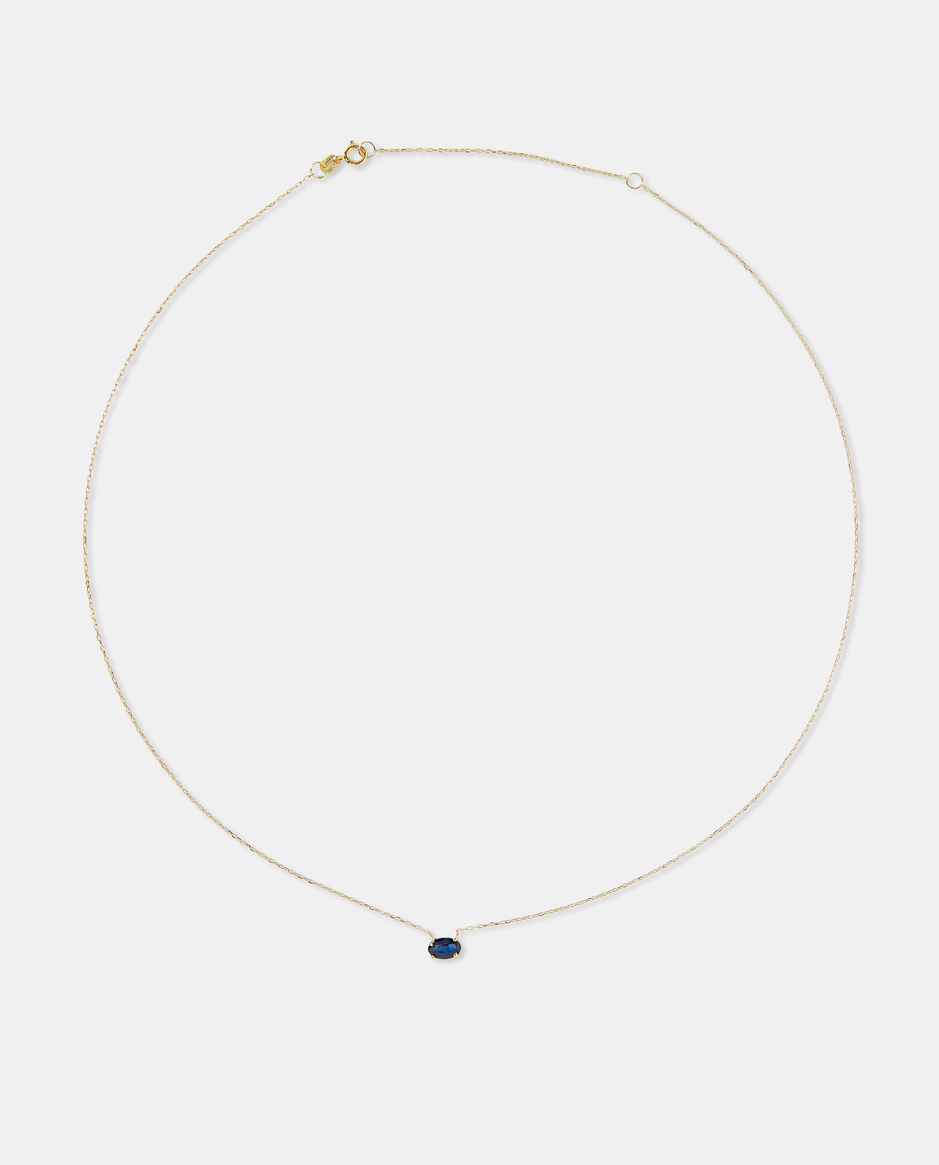 Colgante de oro y zafiro tratado - El Corte Inglés - Azul Azul-2