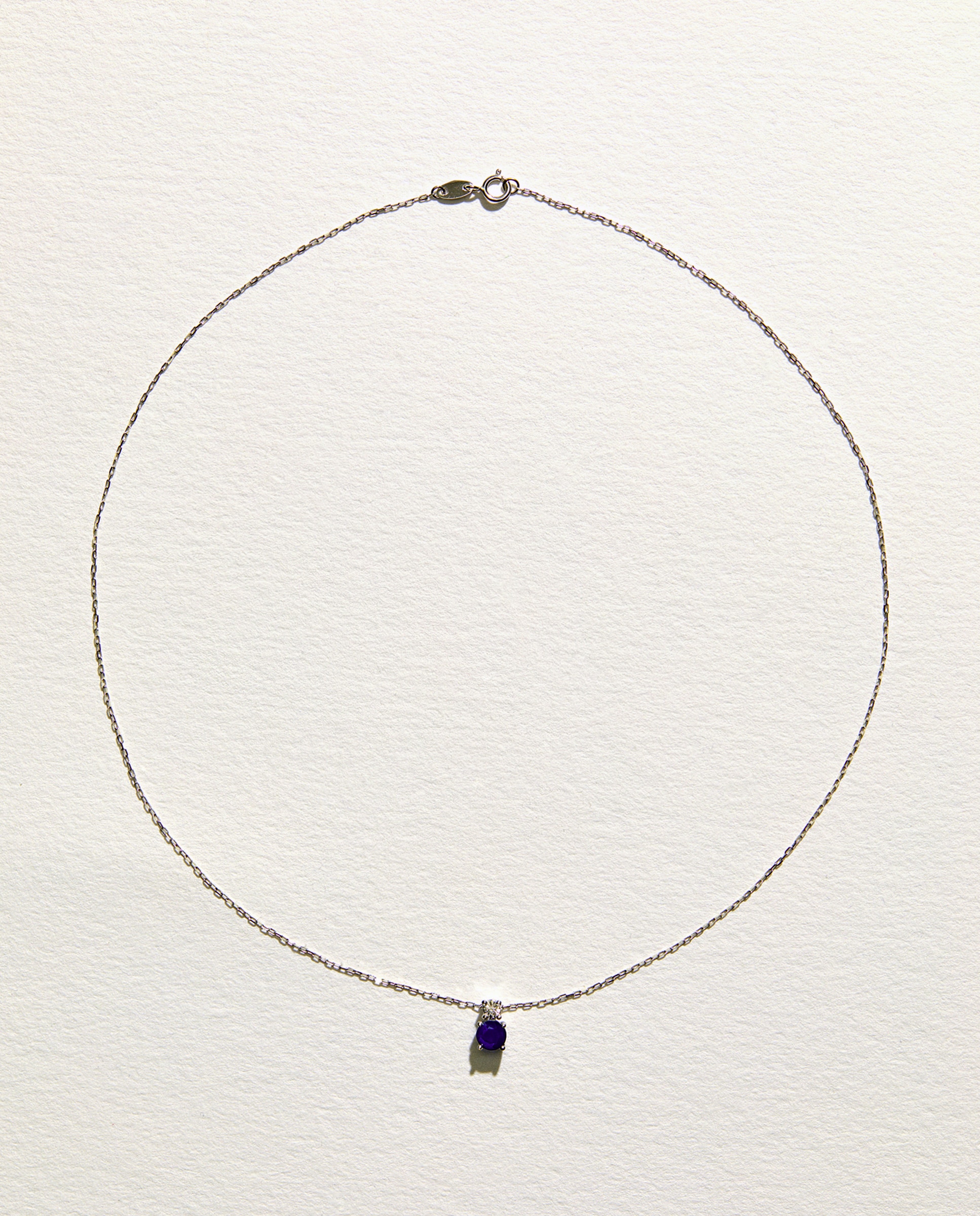 Colgante de oro con diamante y zafiro - El Corte Inglés - Azul Azul-2