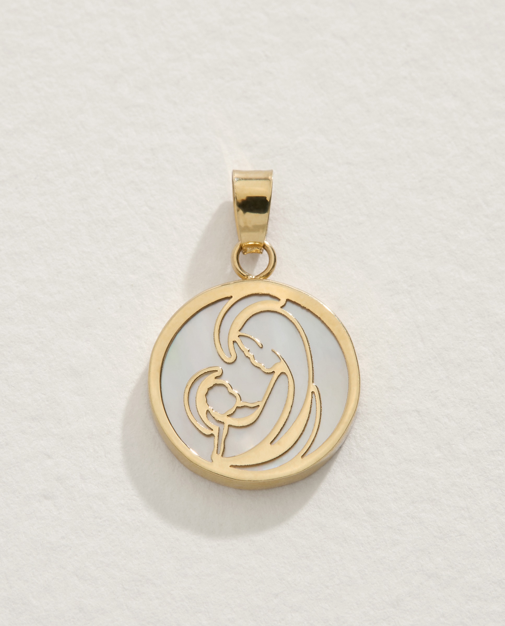 Medalla de niña el corte ingles de oro con madreperla - El Corte Inglés - 390 Oro 390 Oro-1