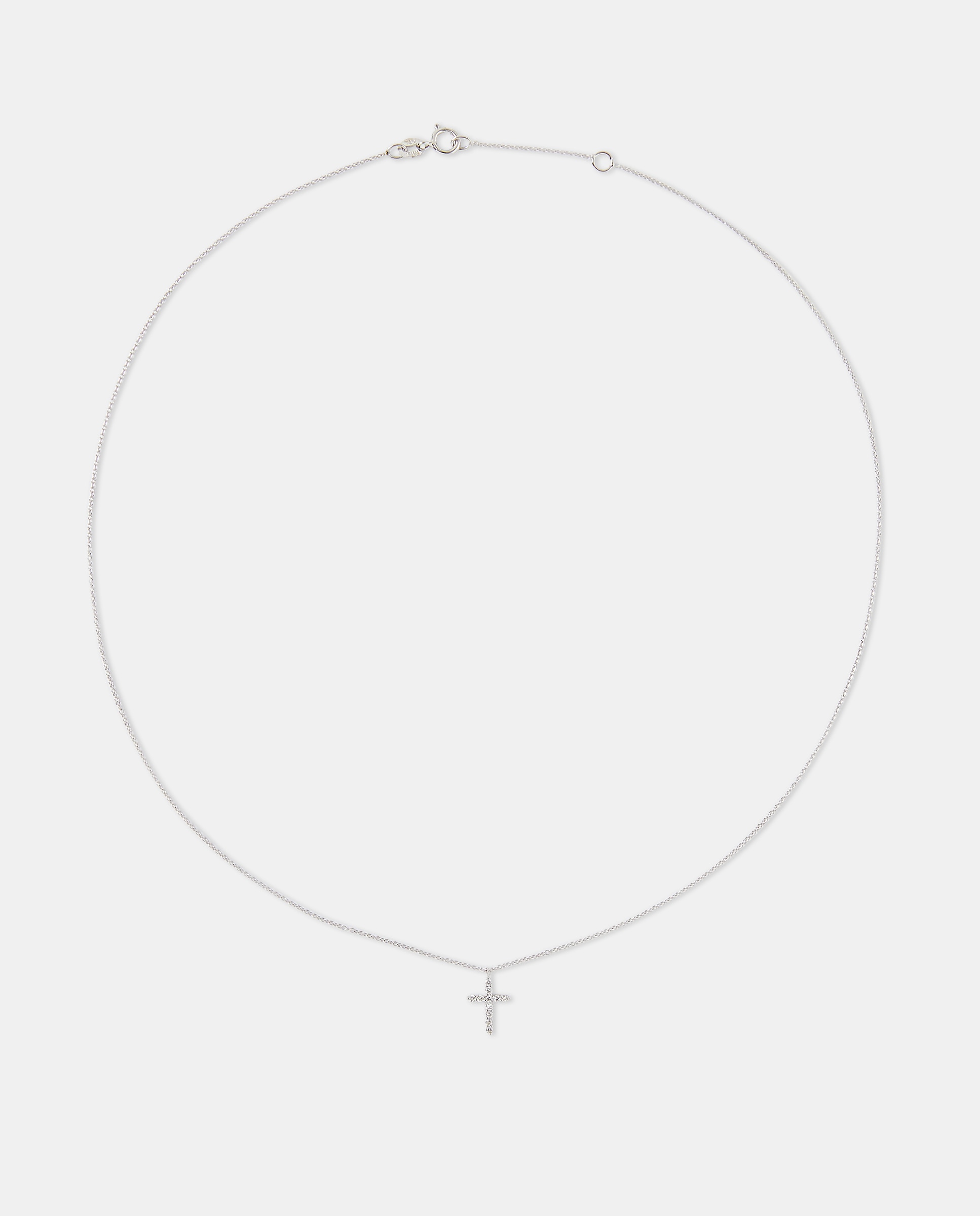 Colgante Cruz de oro y diamantes - El Corte Inglés - Blanco Blanco-2