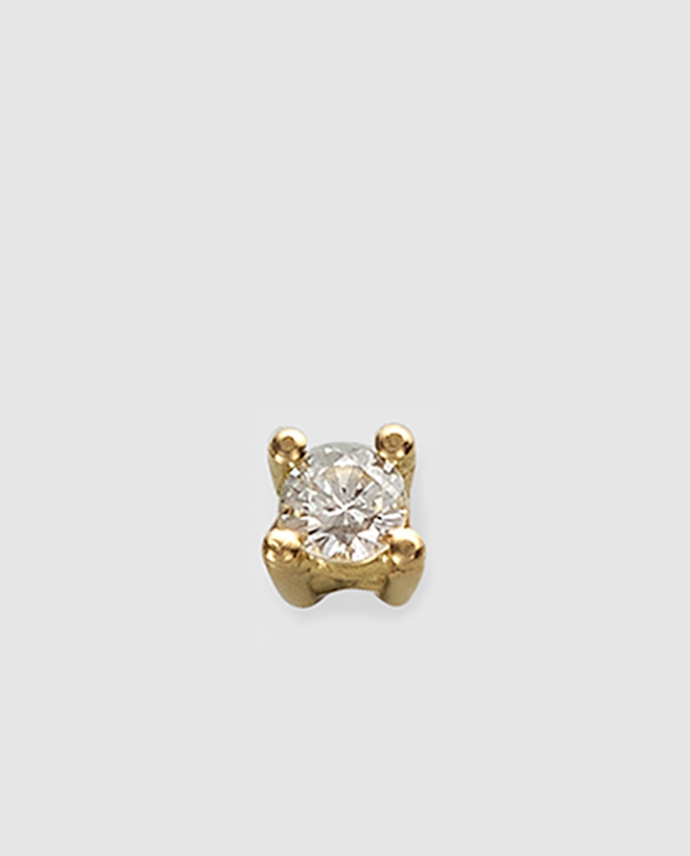 El Corte Inglés - Pendiente Piercing de oro y diamante.