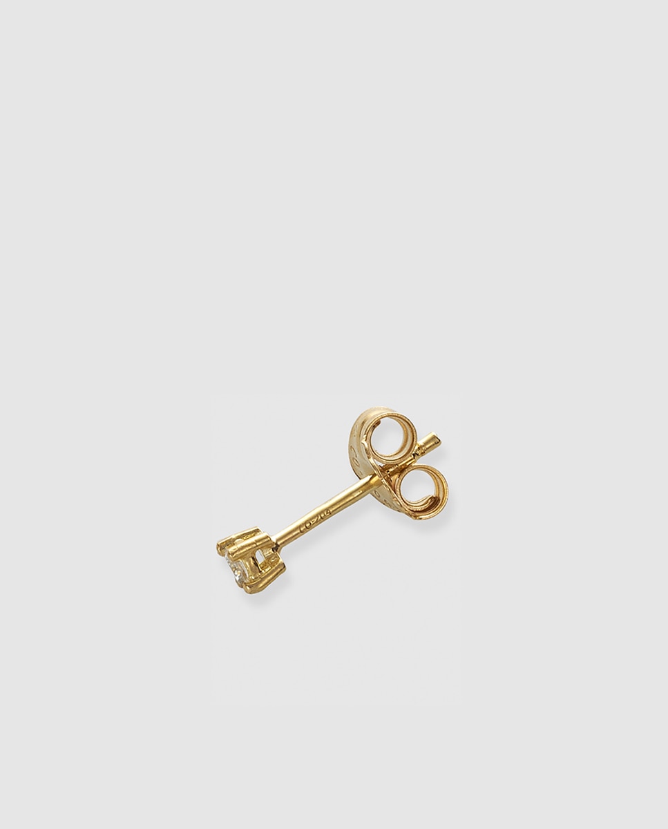 Imagen 2 de Pendiente Piercing de oro y diamante - El Corte Inglés - Blanco Blanco