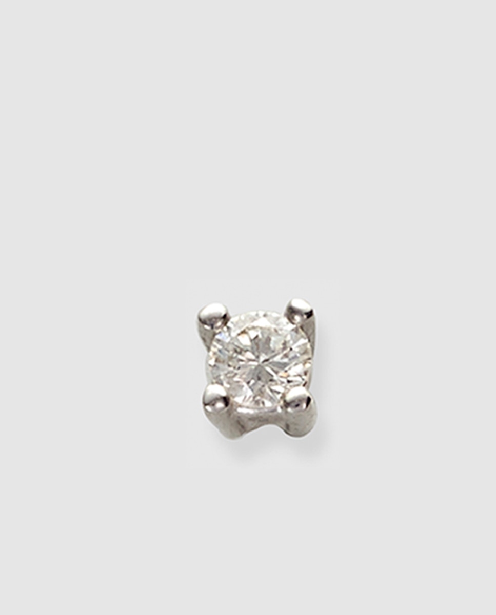 Imagen 1 de Pendiente Piercing de oro y diamante - El Corte Inglés - Blanco Blanco