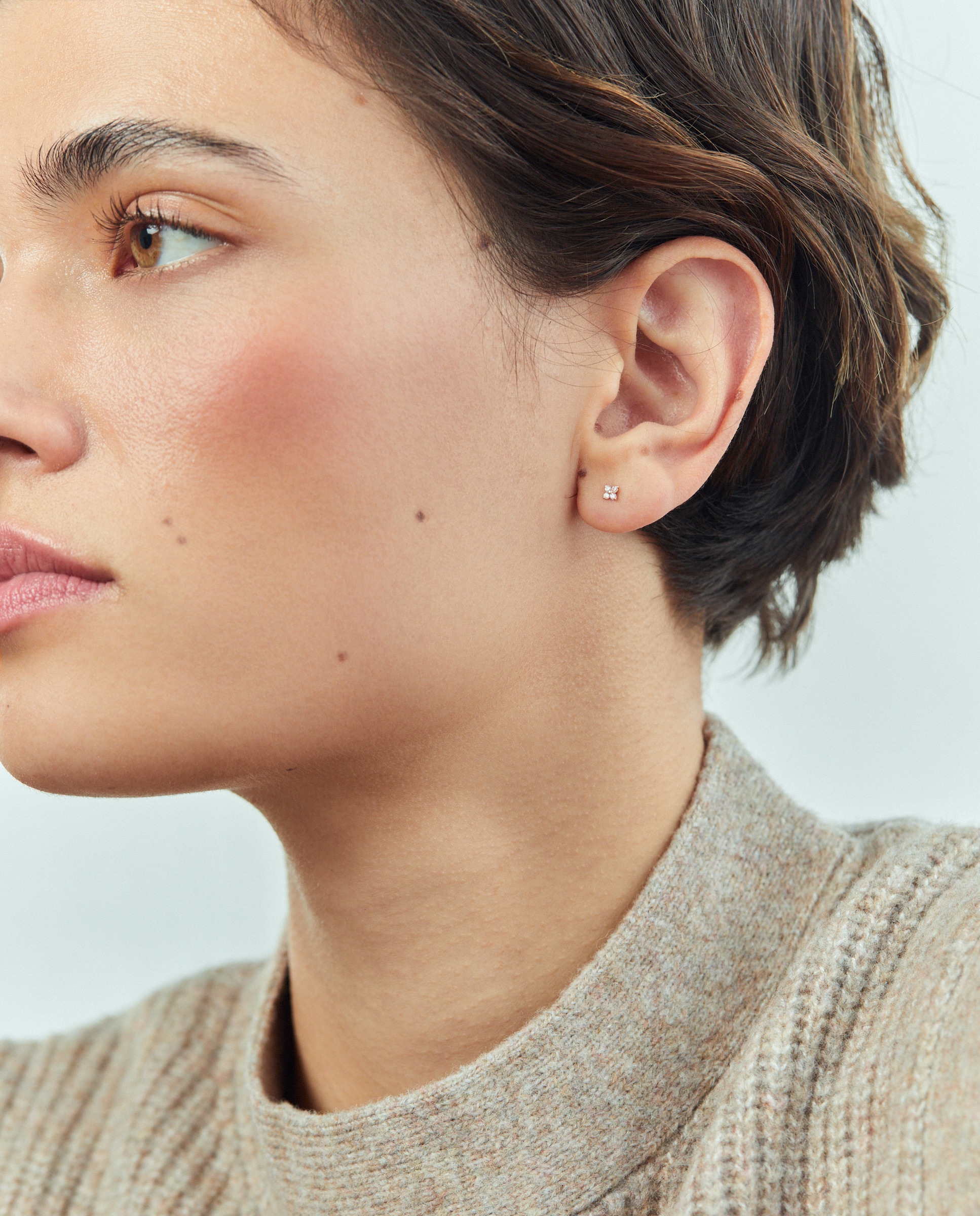 Imagen 2 de Piercing de oro y diamantes - El Corte Inglés - Blanco Blanco