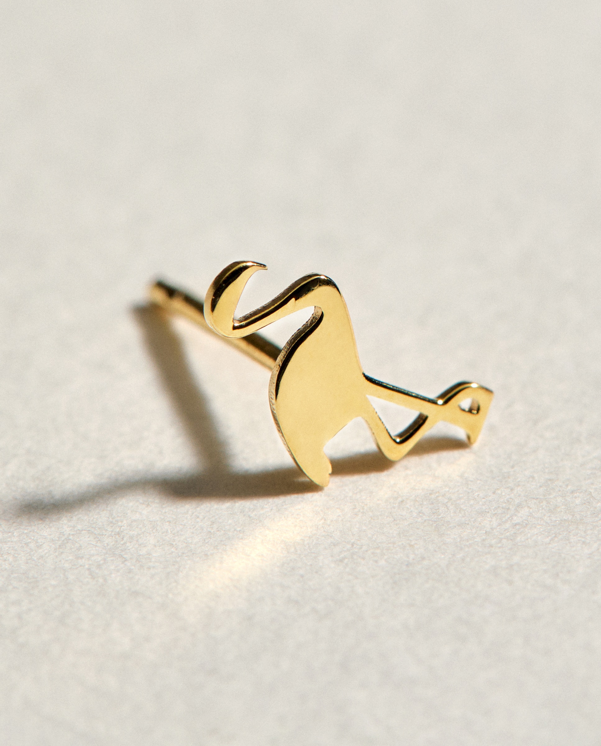Pendiente individual Flamnco de oro - El Corte Inglés - Dorado Dorado-2