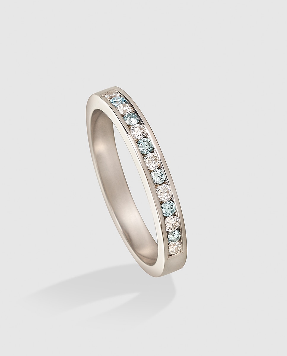Anillo en oro y diamante azul Diamonds El Corte Inglés - Azul Azul-1