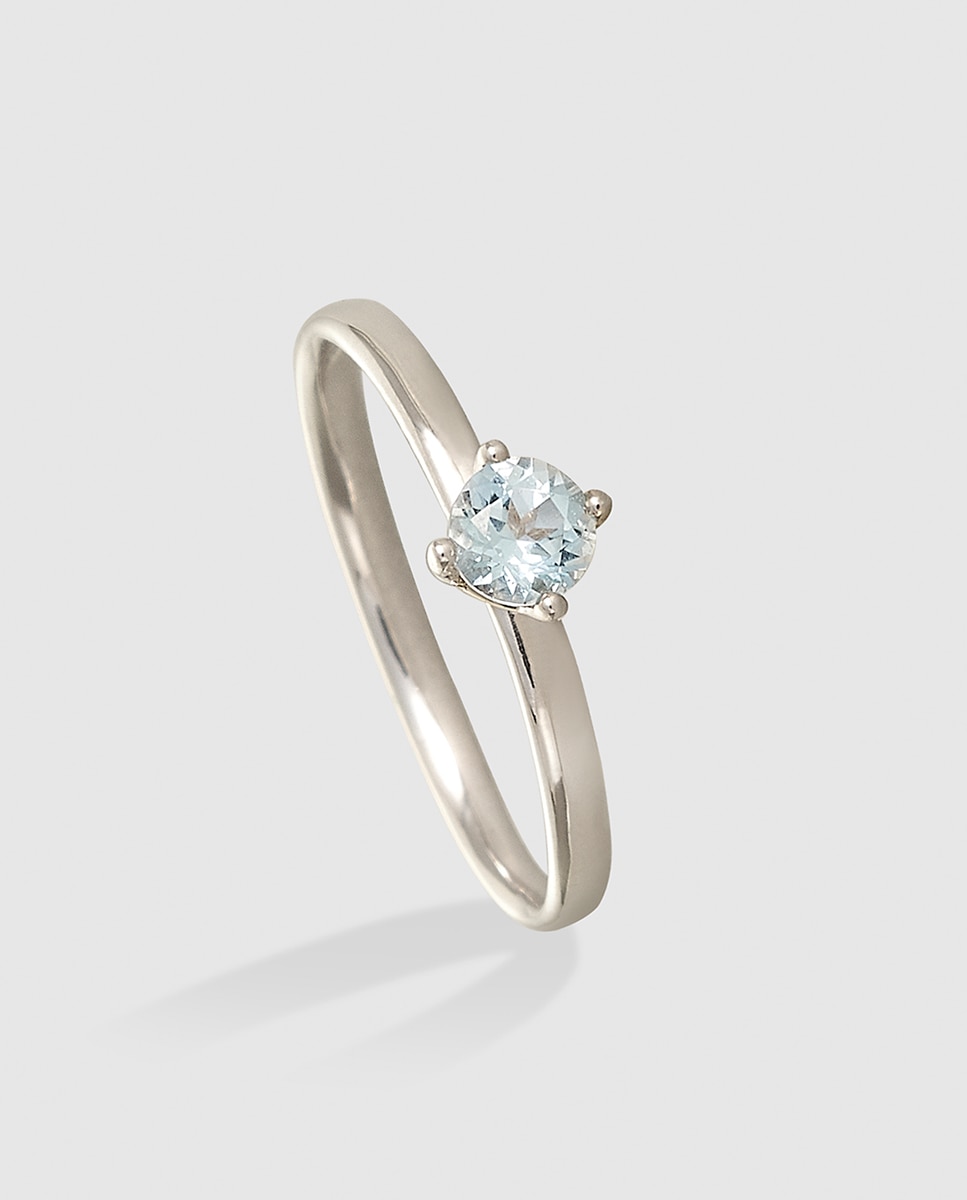 Anillo en oro y solitario azul Diamonds El Corte Inglés - Azul Azul-1
