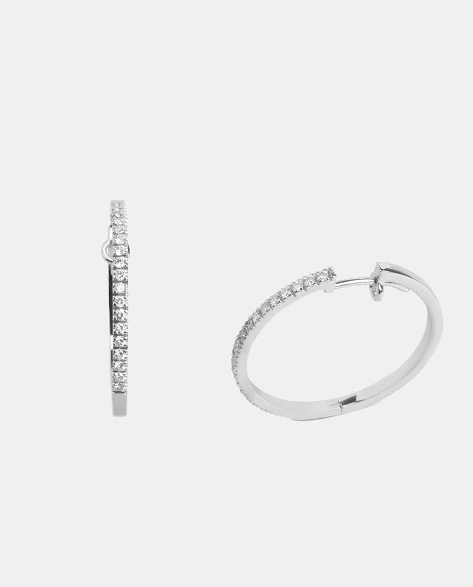 Pendientes de oro y diamantes - El Corte Inglés - Blanco Blanco-1